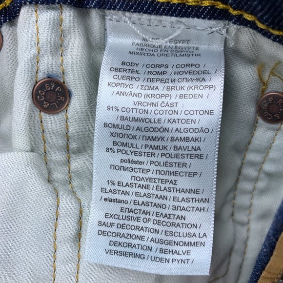 **SOLD**Polo Ralph Lauren Jeans Boys 18-20 Blue Sullivan Slim Dark Wash Stretch - Picture 14 of 15